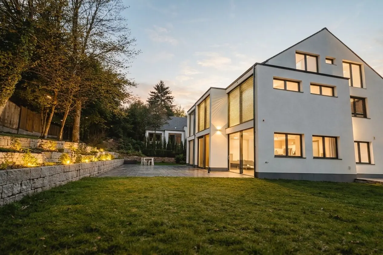 Großzügiger Garten als erweiterter Wohnraum
