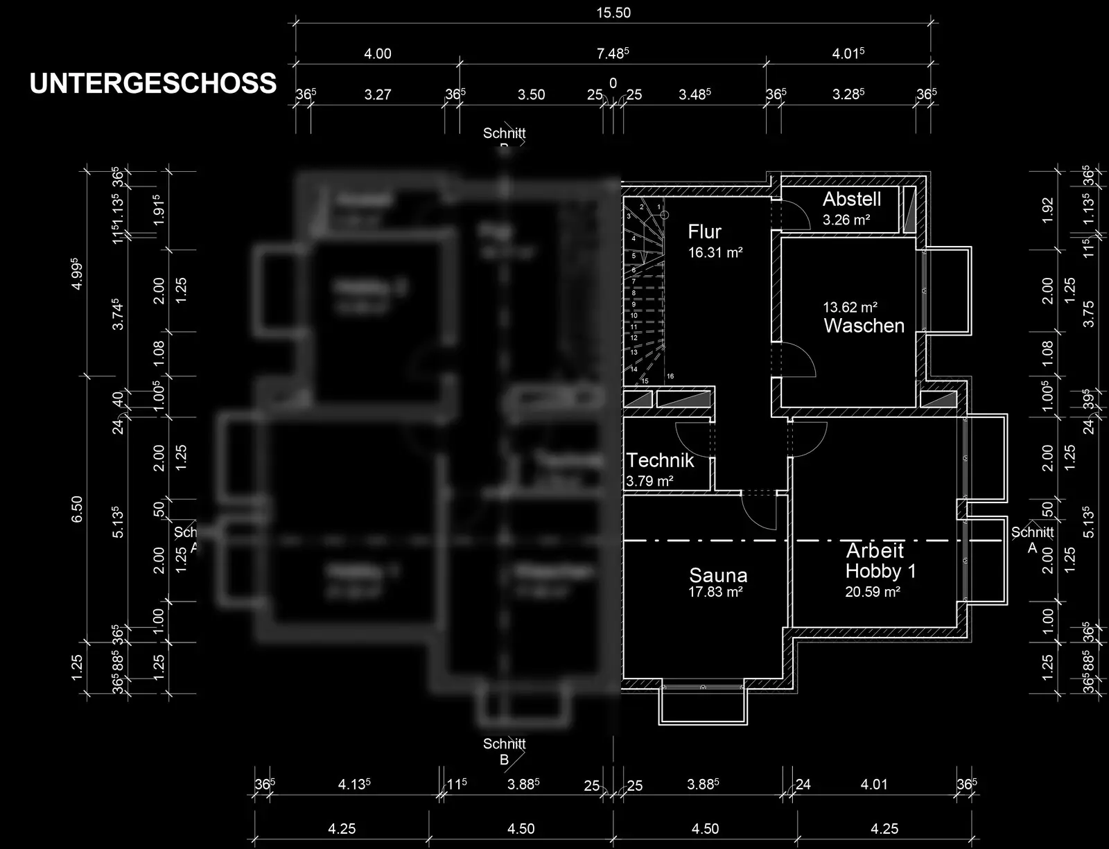 Grundriss Untergeschoss